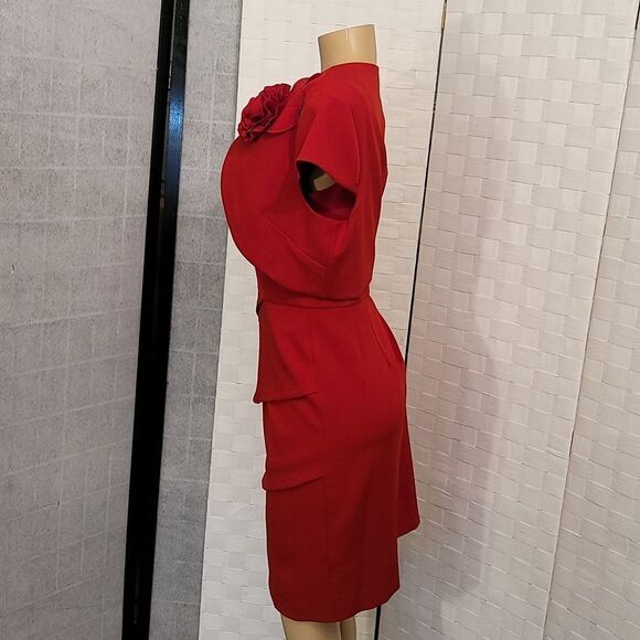 S.L.FASHIONS SLEEVELESS INVIBLE ZIPPER DOWN BACK DRESS - Picture 6 of 16